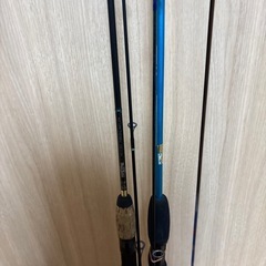 決まりました　釣竿の画像