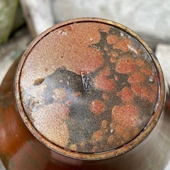 ①九谷焼？秀山？花瓶 の画像
