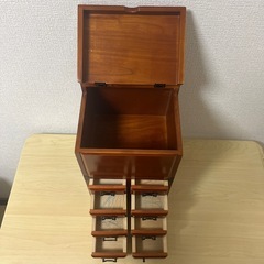 木製小型収納箱　の画像