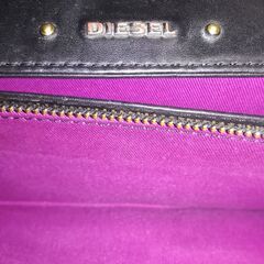 DIESEL　本革長財布　中古の画像