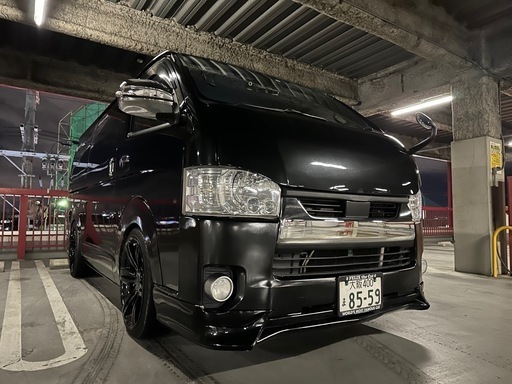 ハイエース　　ハーフスポイラー