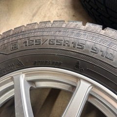 50プリウス　スタッドレス　195/65/15の画像