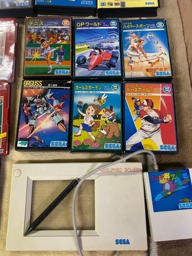 70000円から値下げしました↓激レア　当時もの　セガマークIII マイカード　他ゲームソフトまとめ