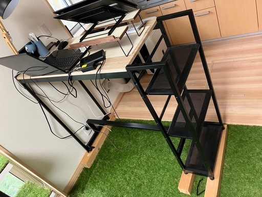 足置きデスク スタンディングデスク