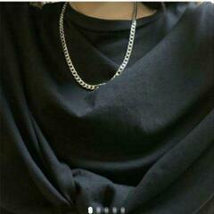  j←←←m17-5番  メンズ ストリート ファッション チェーン チタン ヒップホップ ☆ レトロ 流行 韓国ファッション トレンド シルバー ブルー 50C             202411212021の画像