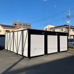 ラスト1ユニット　広々バイクガレージ！照明・共用水道付き！新前橋...