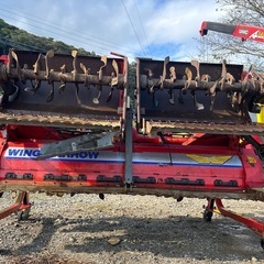 ニプロ ウィングハロー リモコン 電動開閉 WGS3405BE 代掻き　作業 約3400m　水田 ハロー　折りたたみ　整地　電動　作業機　ウイングハローの画像