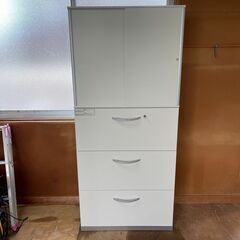 PLUS  3段ラテラル書庫 XS-105H-3 引違い保管庫 ...