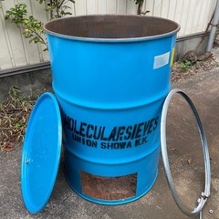 ドラム缶  焼却炉  蓋あり