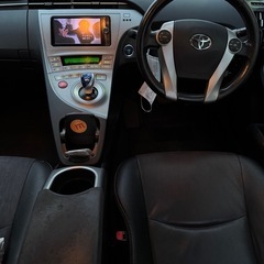 最上級グレード30プリウス後期人気のブラック車検令和7年11月の画像