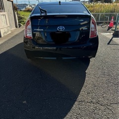 最上級グレード30プリウス後期人気のブラック車検令和7年11月の画像