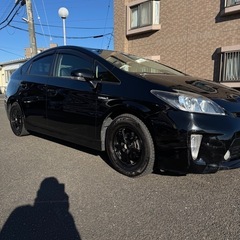 最上級グレード30プリウス後期人気のブラック車検令和7年11月の画像