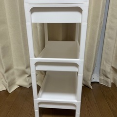 ※11/22〜23受取可能の方※フタ付き引き出し付きワゴンの画像