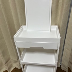 ※11/22〜23受取可能の方※フタ付き引き出し付きワゴンの画像