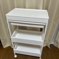 ※11/22〜23受取可能の方※フタ付き引き出し付きワゴンの画像