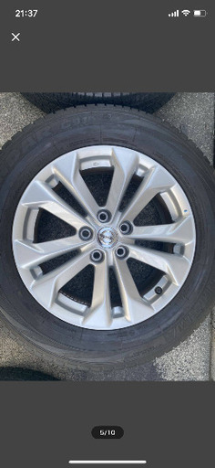 美品　日産 ニッサン  エクストレイル 純正  17×7Ｊ 114.3×5穴 ET+45  225/65Ｒ17  直接引渡限定