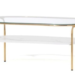 Francfranc ガラステーブル