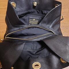 COACH レザーショルダーバッグの画像