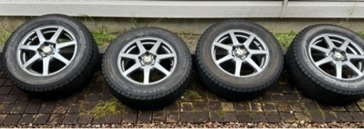 【交渉中】タイヤ　アルミホイル4本セット　215/65/16