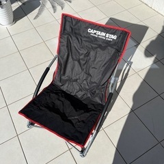 キャプテンスタッグ　キャンプローチェア2個セット
の画像