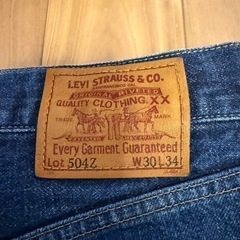 LEVI'S リーバイス 504Z XX TALONジップ W30 L34の画像