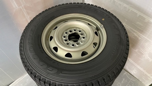 【スタッドレスタイヤ】 スタッドレスタイヤ165R13 6PR【8～9分山】4本セット