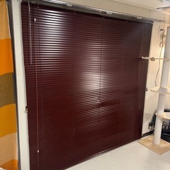 木目調　ブラインド　カーテン