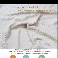 新品⭐️ ガーゼケット タオルケット シングル セミダブル 洗える　オールシーズン 肌掛けの画像