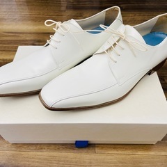 BENIR 革靴 白 メンズ 27.5cmレザーブーツ