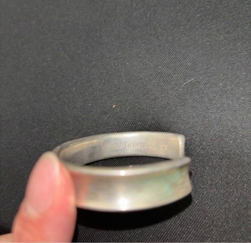 Tiffany & Co.925 廃盤ティファニーカフバングル1837