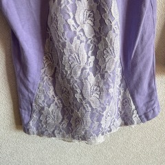 お値下げ致しました！⭐️紫のアニメキャラクターTシャツ 110cm ラブパトリーナの画像