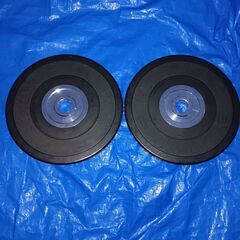 GYMWAY【 ジムウェイ 】薄型トレーニングバンパープレート 10kg 2枚