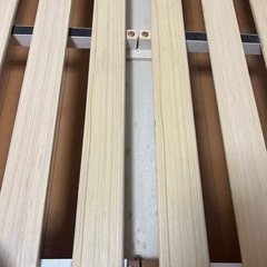 ベッドフレーム ブラウン 茶色 シングルの画像