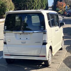 NBOXカスタム　4WD　パールホワイト　パワースライドドア　車検取ってコミコミの画像