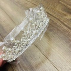 ブライダル　ティアラ　ネックレス　イヤリングの画像