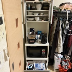 【無料】食器棚　家電収納棚の画像