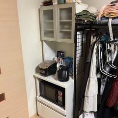 【無料】食器棚　家電収納棚の画像