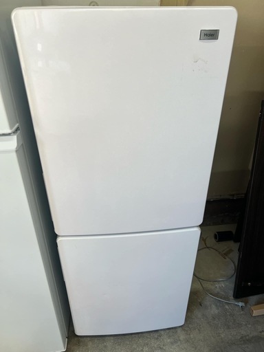 福岡市内配送無料　保証あり JR-NF148A-W 冷蔵庫 ホワイト [148L /2ドア /右開きタイプ]