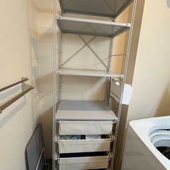 無印　スチールラック