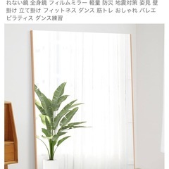 【ブラックフライデーセール】大型鏡180x140 センチ