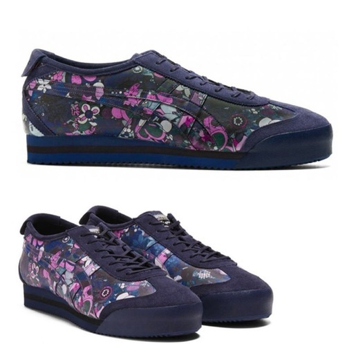 レア　Onitsuka Tiger 花柄 Mexico 66 SD 24cm