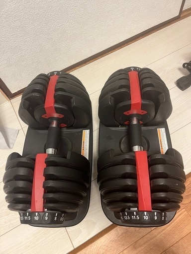 可変式ダンベル（MAX24kg）２つ