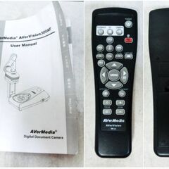 AVerMedia　ドキュメントカメラ　AVerVision300AF　動作良好　リモコン付　コンパクト書画カメラ　オートフォーカス　プロジェクターの画像