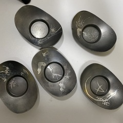 茶器5枚　木箱入り　5万円の画像