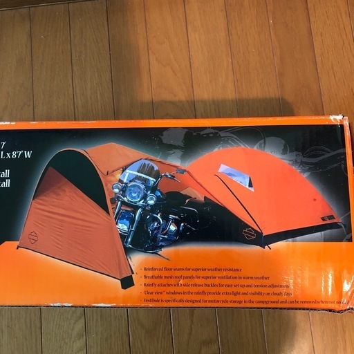 多くの閲覧ありがとうございました。購入が決まりましたので受付終了とさせて頂きます。未開封Harley-Davidson ツーリングテント