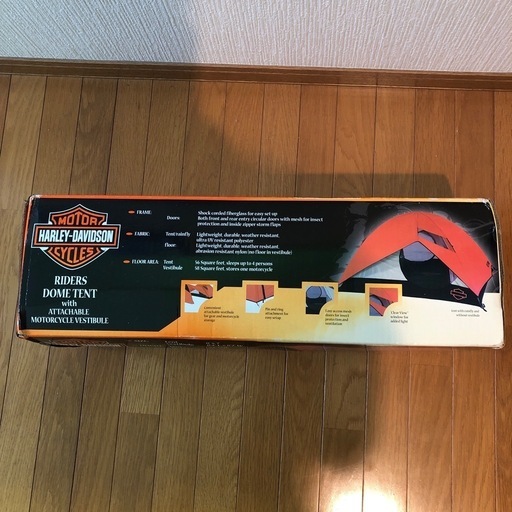 多くの閲覧ありがとうございました。購入が決まりましたので受付終了とさせて頂きます。未開封Harley-Davidson ツーリングテント