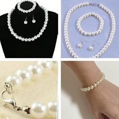 フェイクパールの3点セット（新品）おすすめの画像