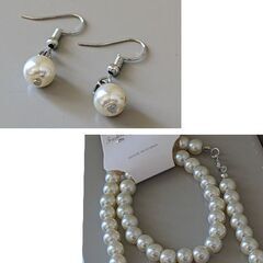 フェイクパールの3点セット（新品）おすすめの画像