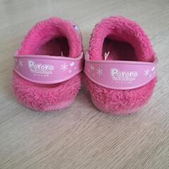韓国ポロロ&ペティ ルーピーファーサンダル15cm★ソックスおまけの画像
