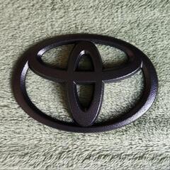 トヨタ ハイエース 200系 リア エンブレム 一式 ラプター チッピング 塗装 ブラック 艶消し？ リメイク  週末値下げの画像